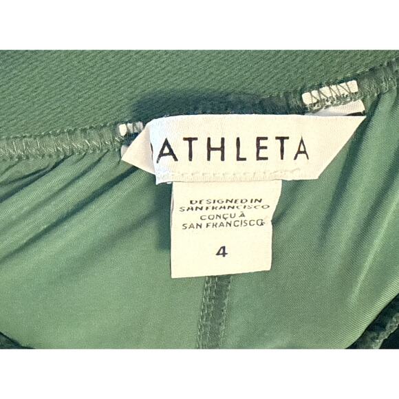 Athleta Vienna Cargo Pants Vineyard Green Lightweight Women Size 4 - Picture 4 of 10